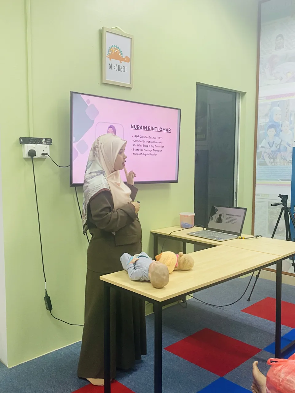 Demonstrasi dalam sesi kelas