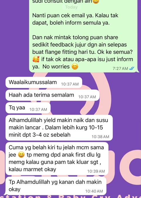 Susulan sesi flange fitting