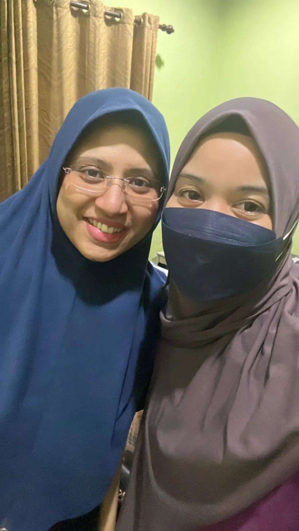Momen perkongsian bersama ibu
